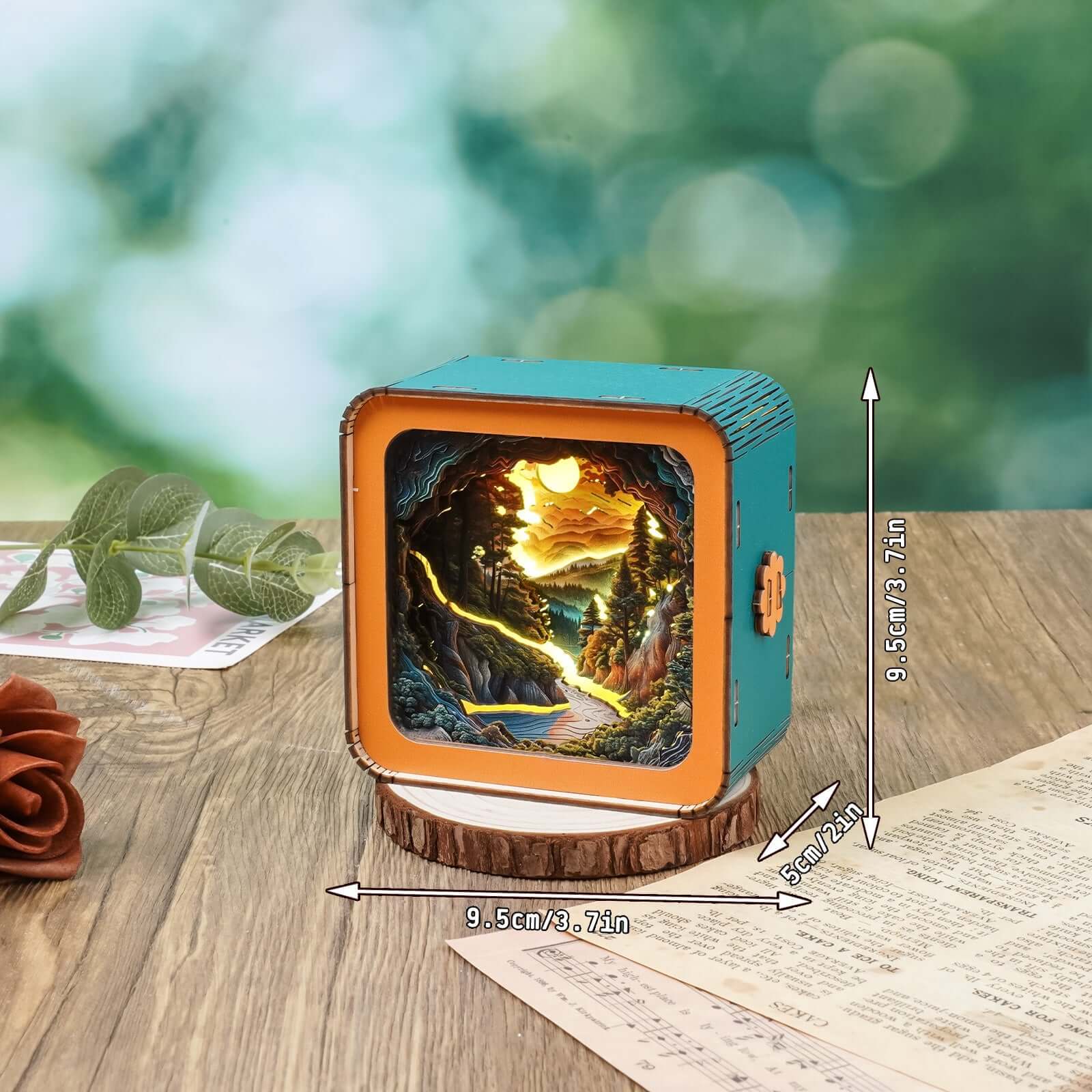 3D Wooden Puzzle Night Light, DIY kits for adults