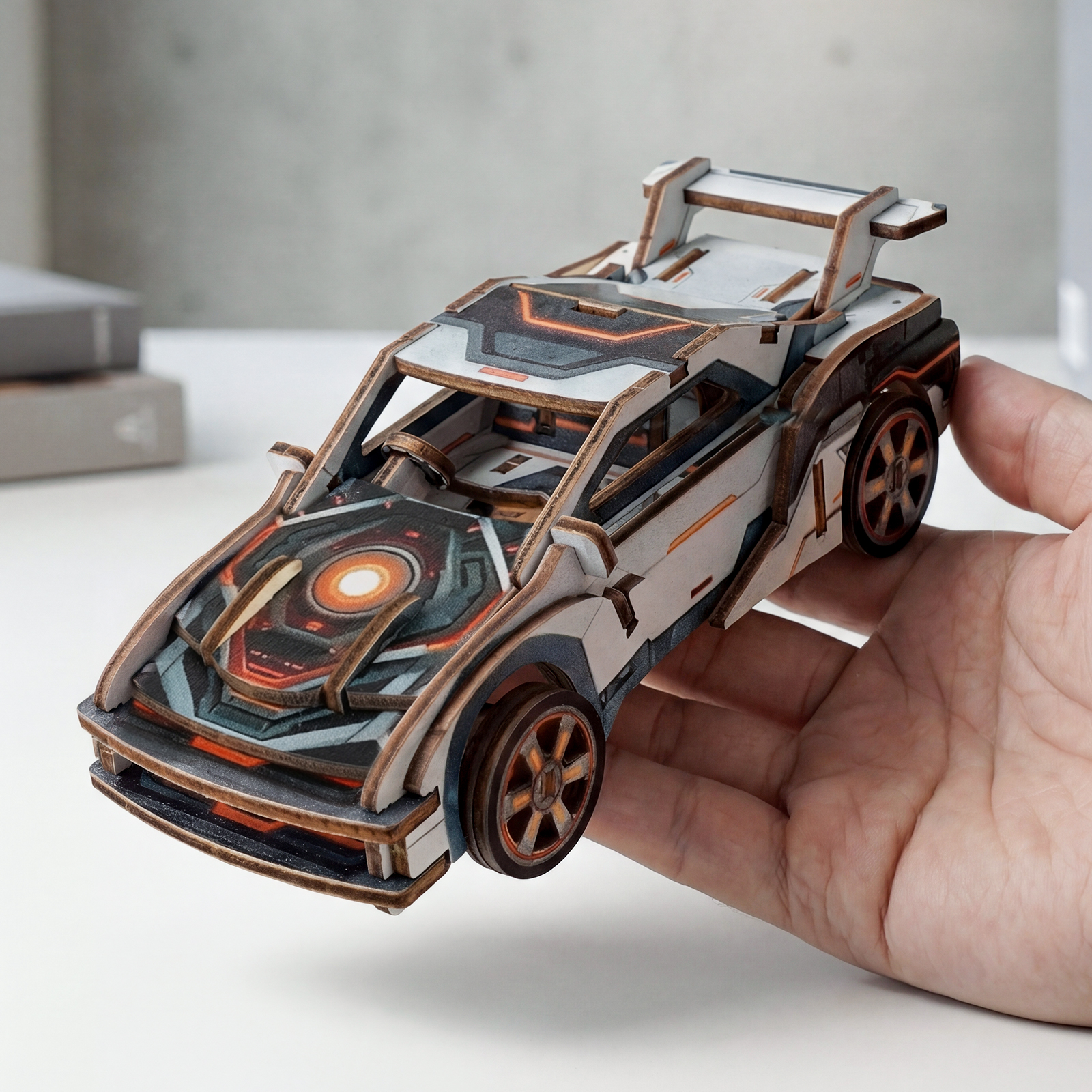 Sports Car - 3D Wooden Puzzle