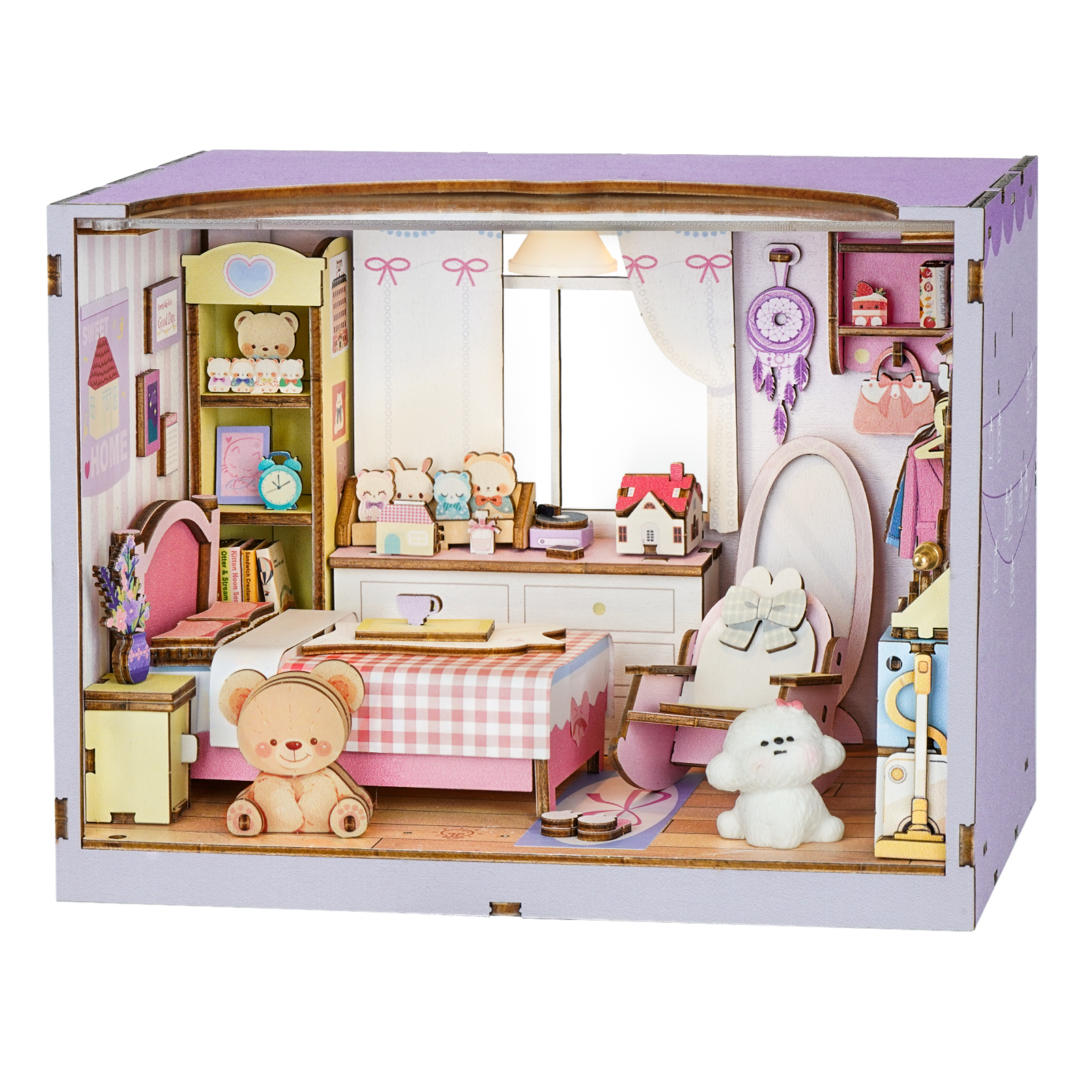 Bedroom - 3D Wooden Miniature House Kit