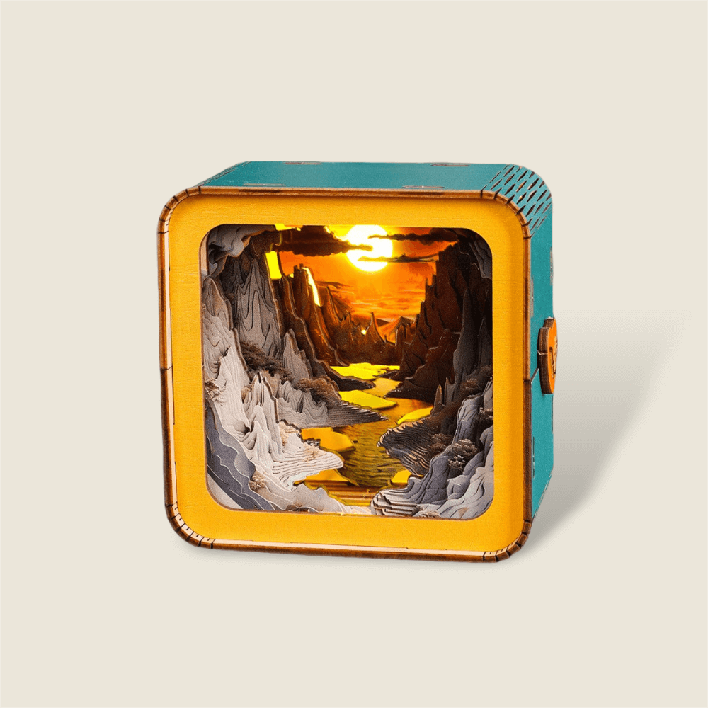 3D Wooden Puzzle Night Light, DIY kits for adults