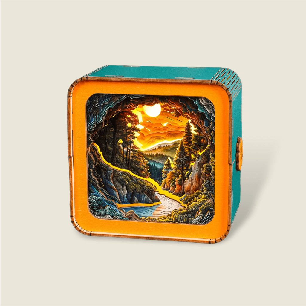 3D Wooden Puzzle Night Light, DIY kits for adults