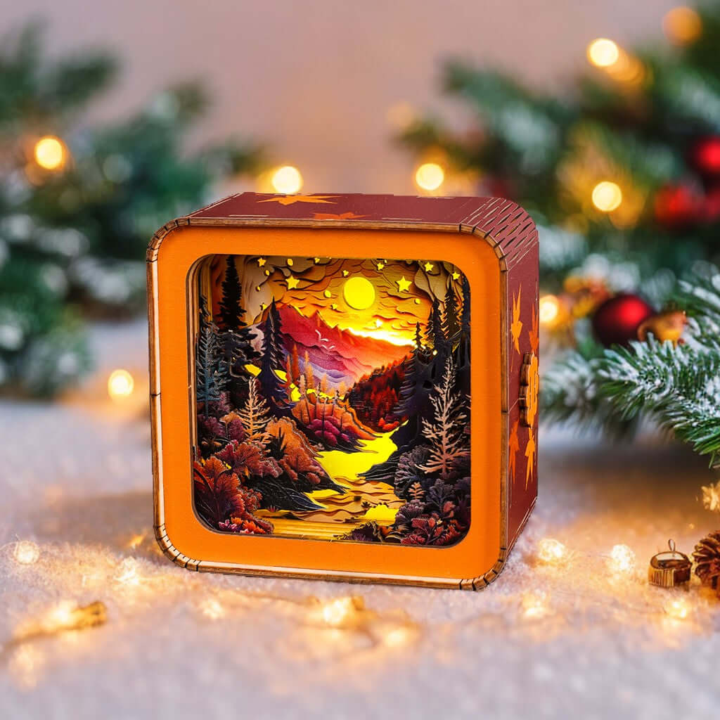 3D Wooden Puzzle Night Light, DIY kits for adults