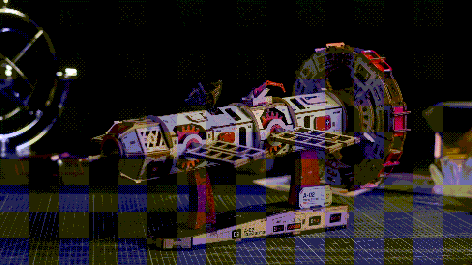 Space Station - 3D Mechanical Motion Model