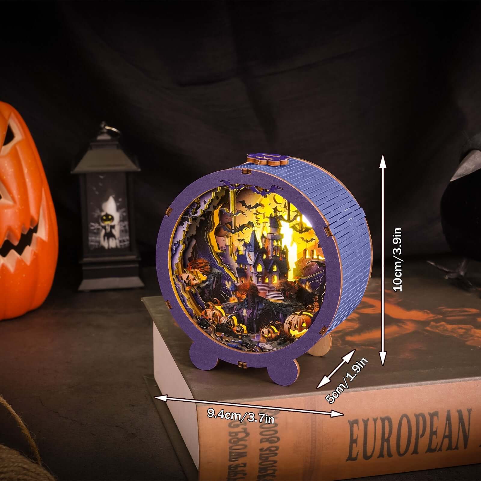 3D Wooden Puzzle Night Light, DIY kits for adults