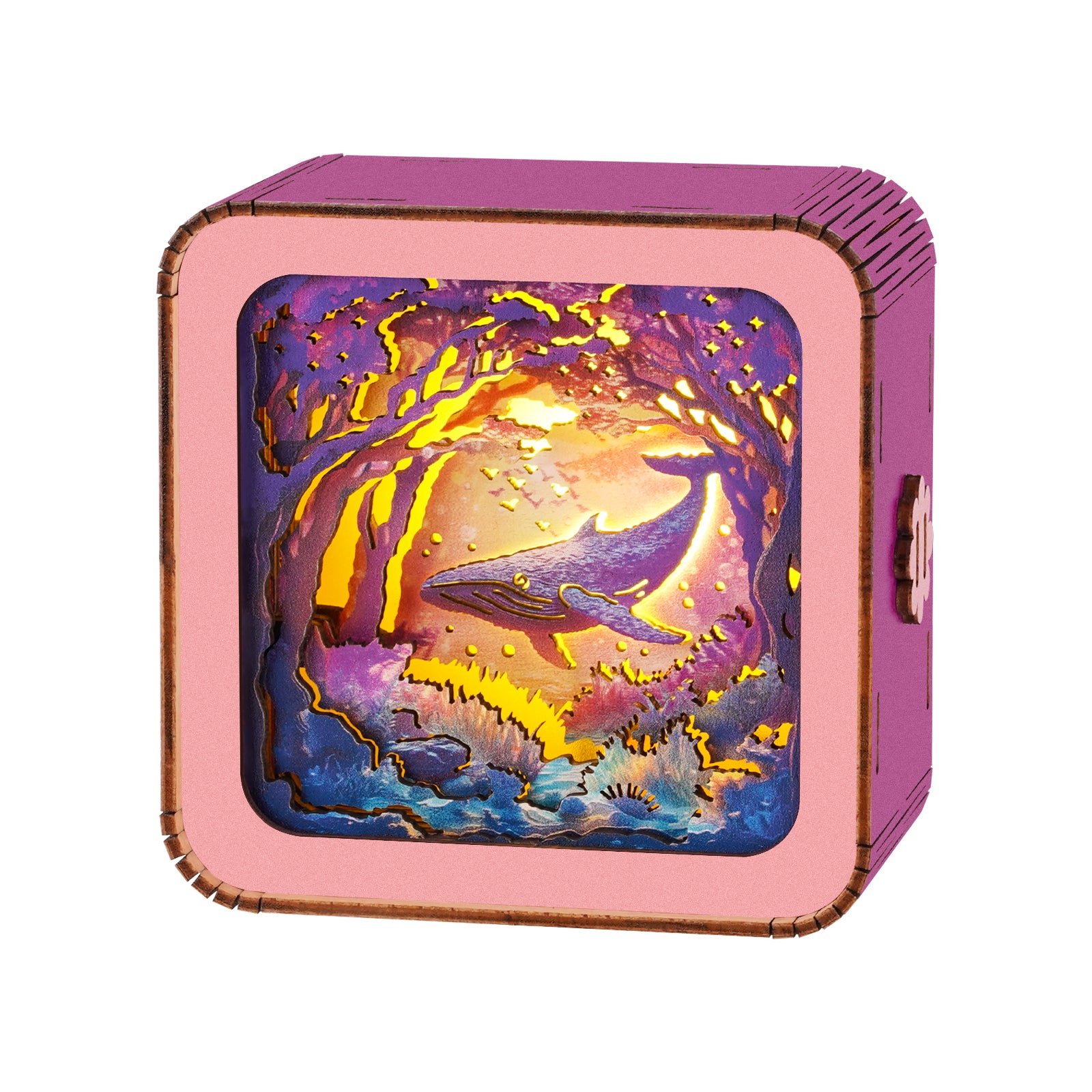 3D Wooden Puzzle Night Light, DIY kits for adults