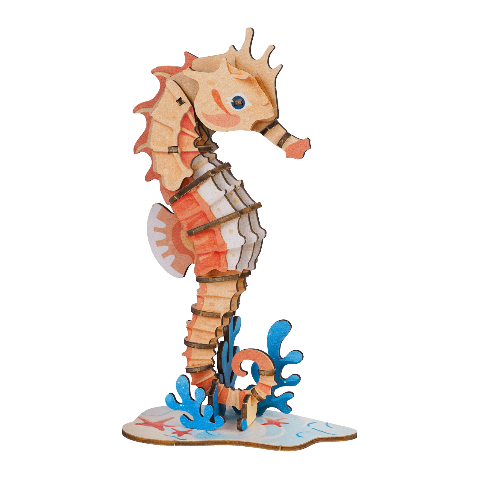 Seahorse - 3D Wooden Puzzle