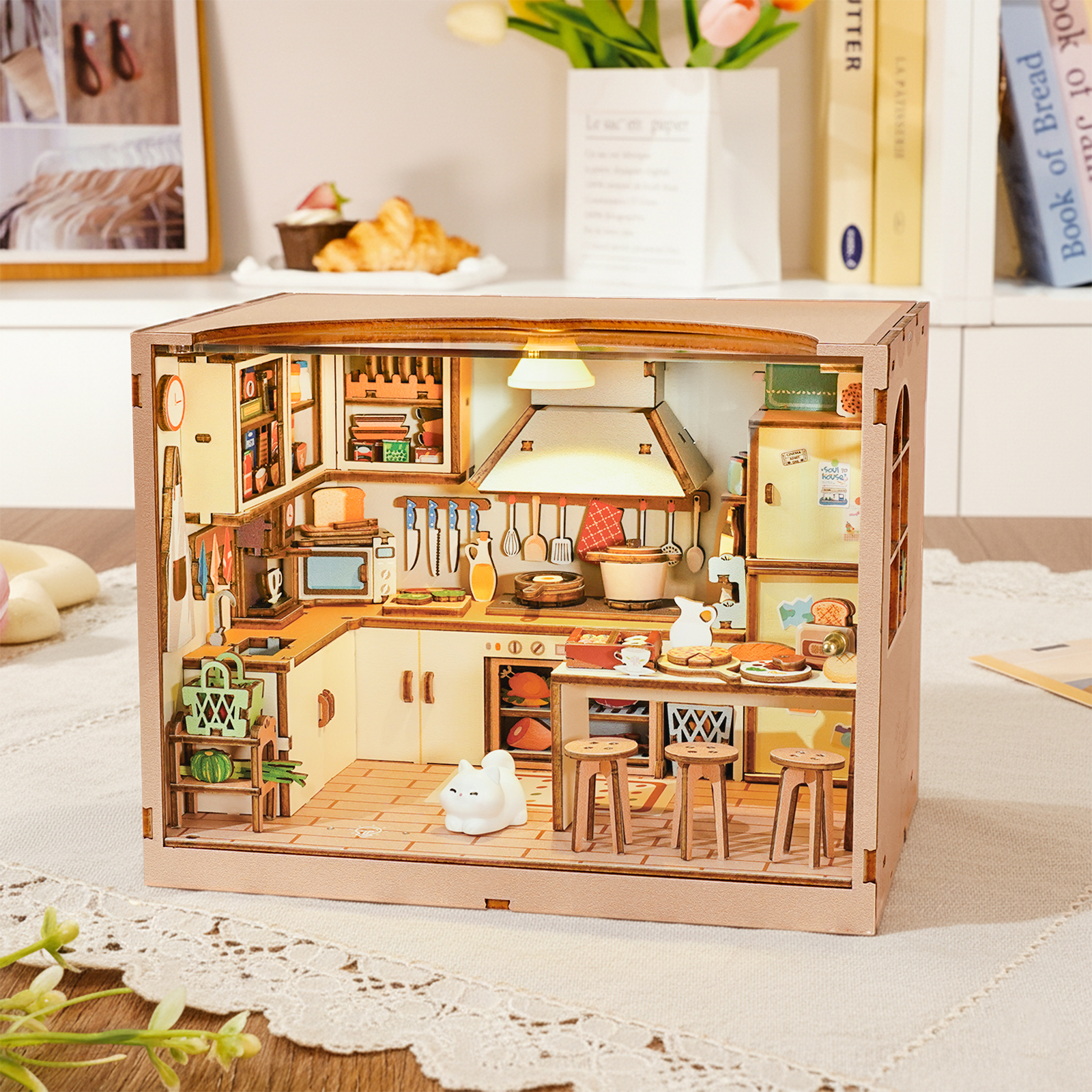 Kitchen - 3D Wooden Miniature House Kit