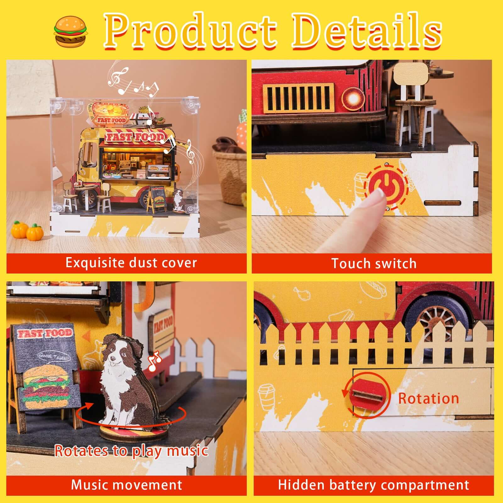 DIY miniature house kit, dollhouse kit for adults