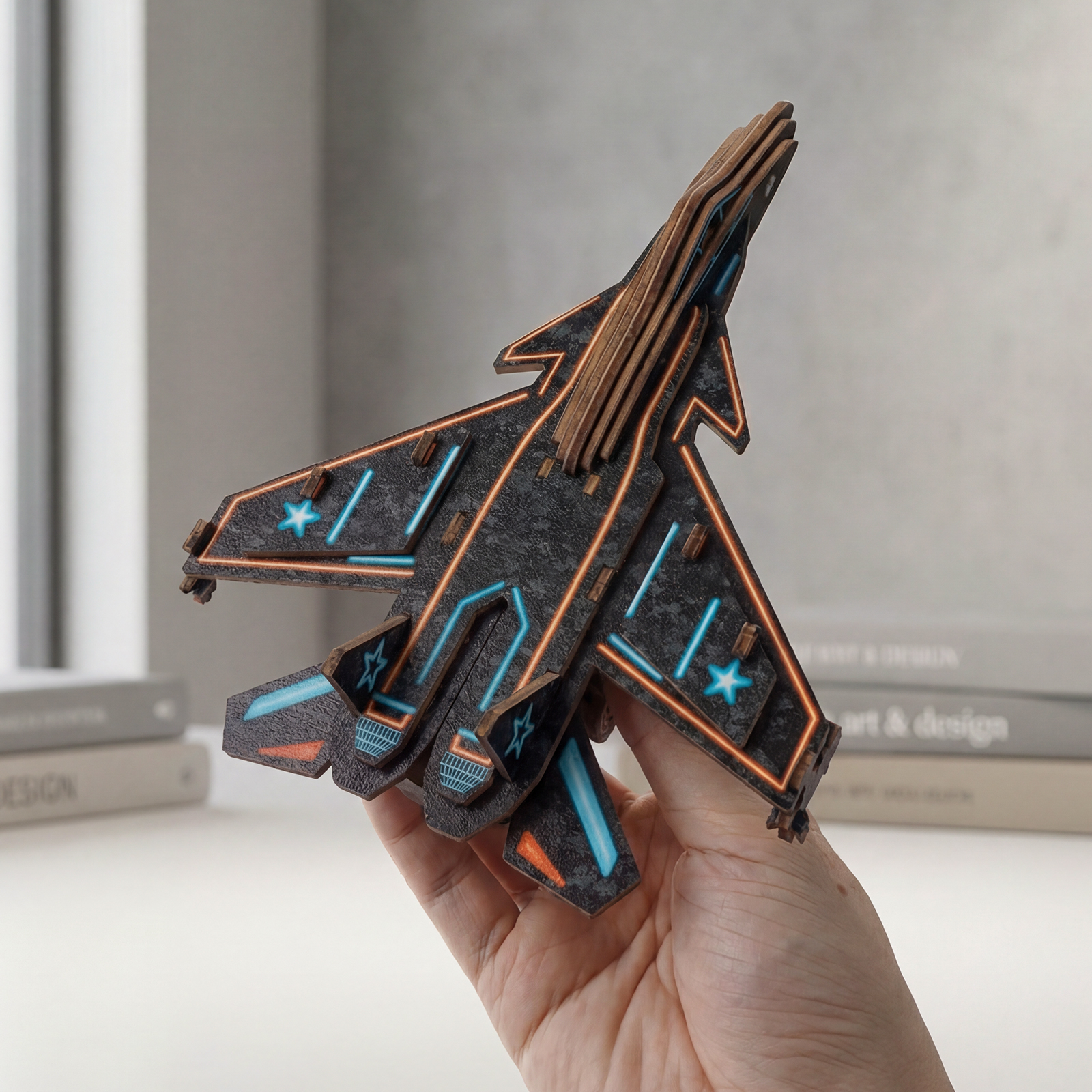 Fighter Jet - 3D Wooden Puzzle