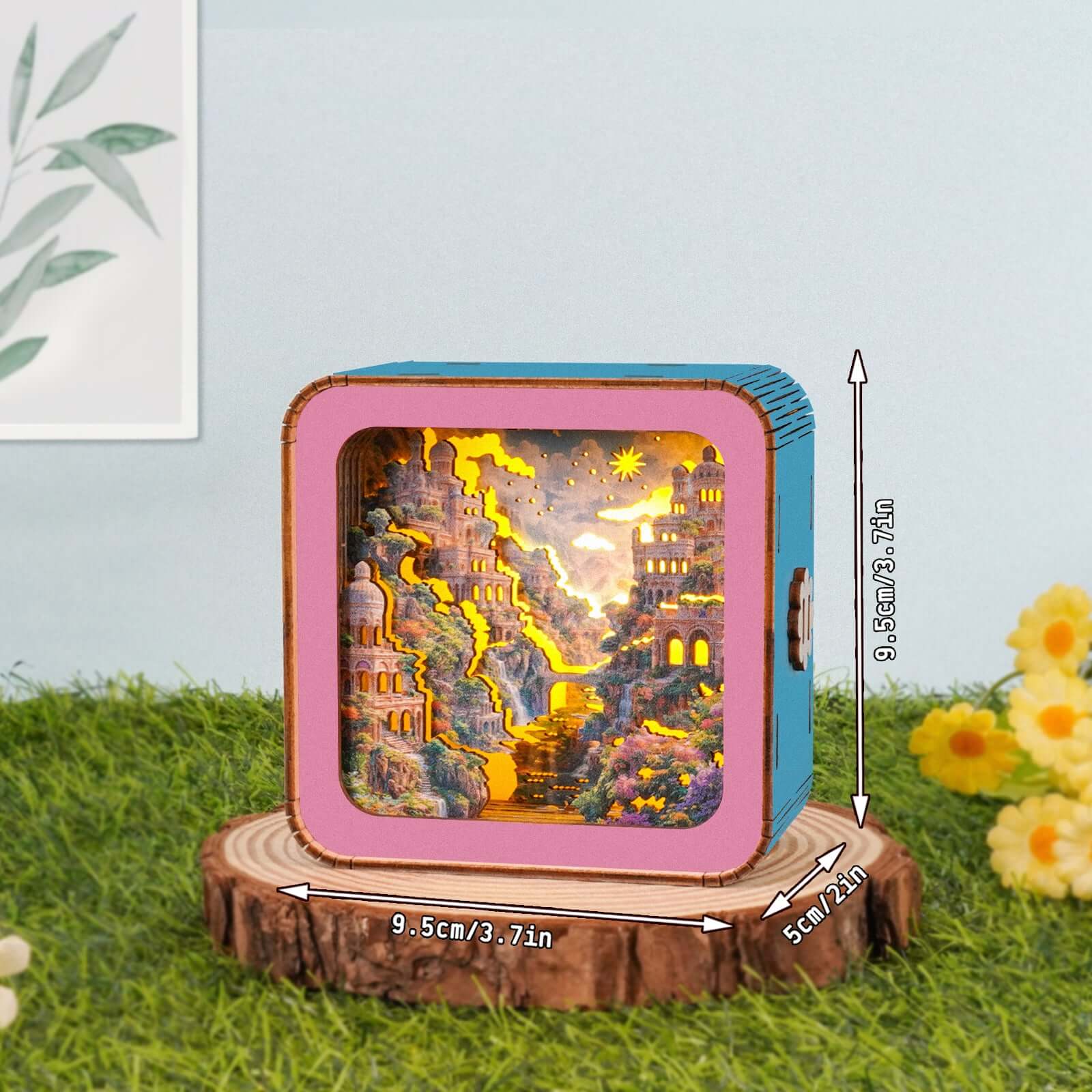 3D Wooden Puzzle Night Light, DIY kits for adults