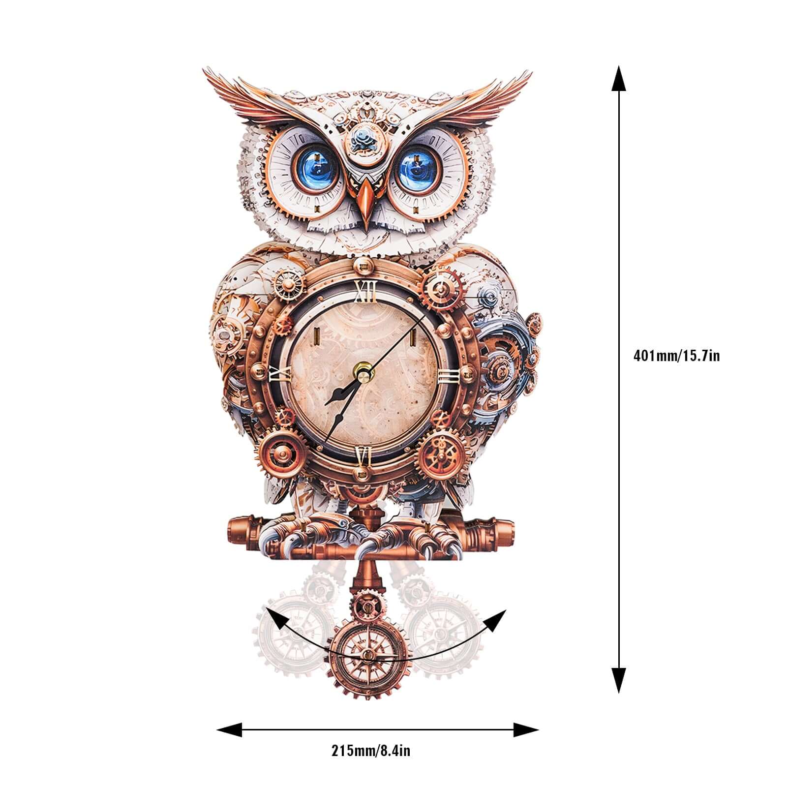 DIY Wooden Clock, 3D Puzzle Craft Kit