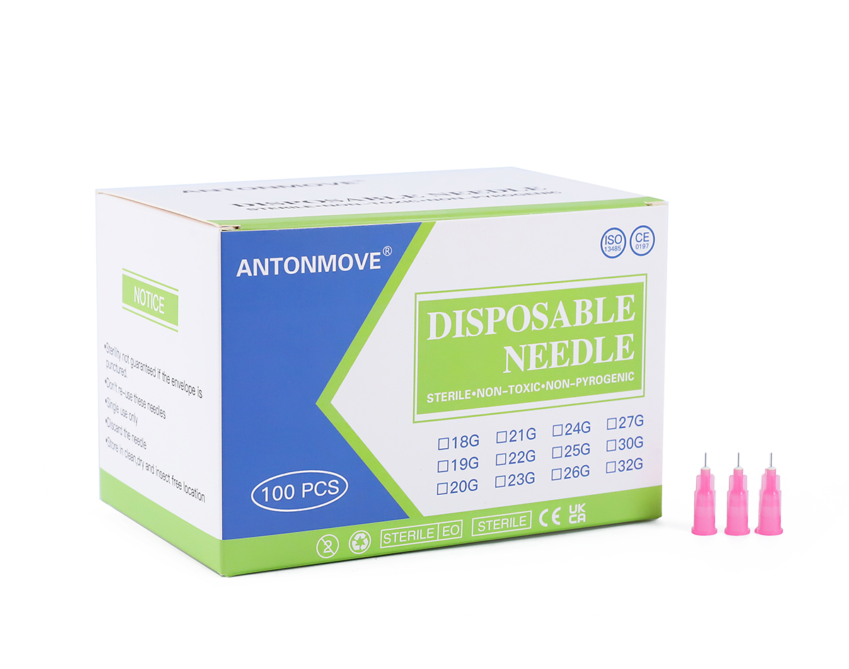 ANTONMOVE 29G Sterile Needles Box Packaging - 100pcs per Box