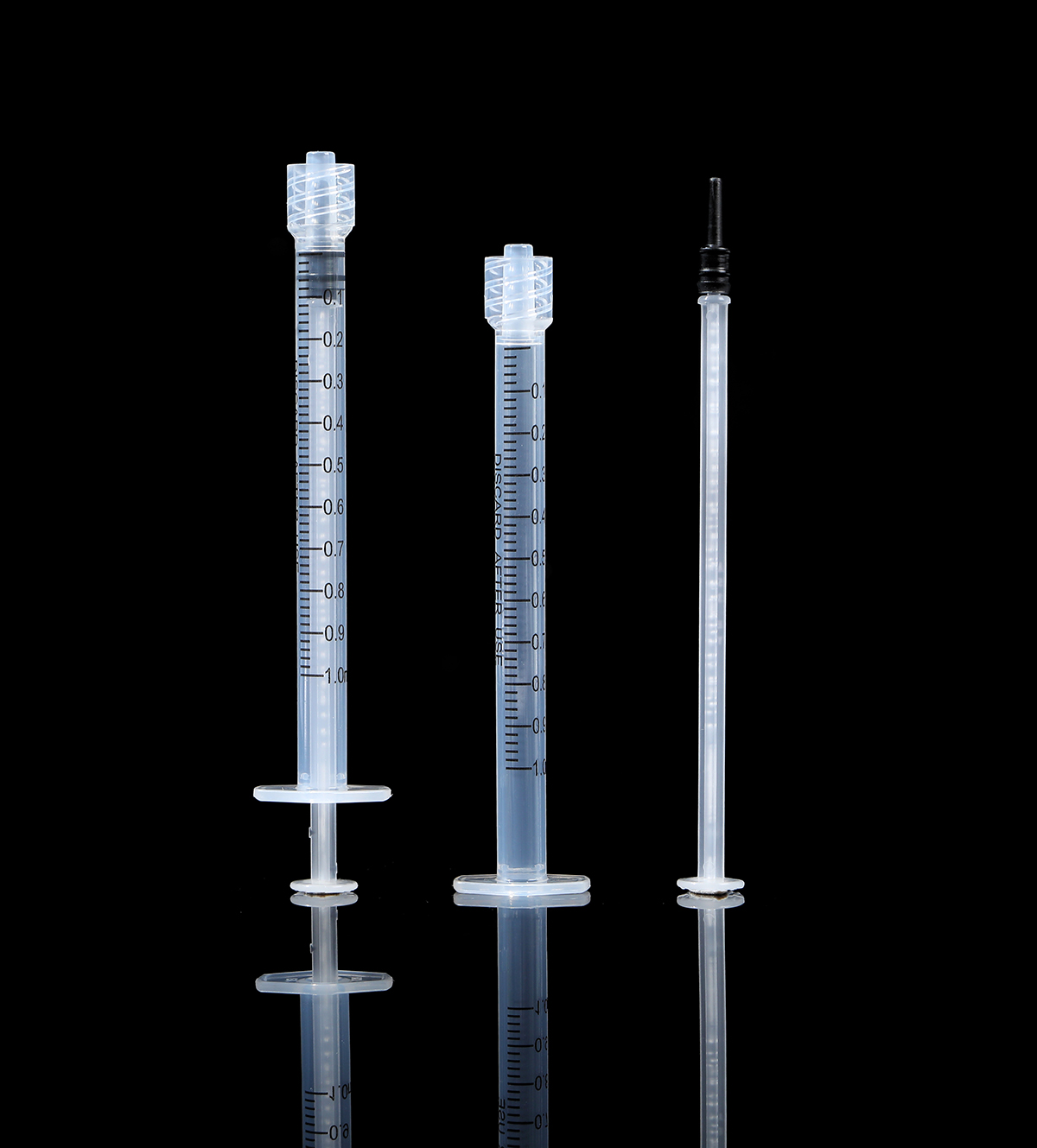 1ml Luer Lock Syringe Tip Close-Up - Threaded Connection
