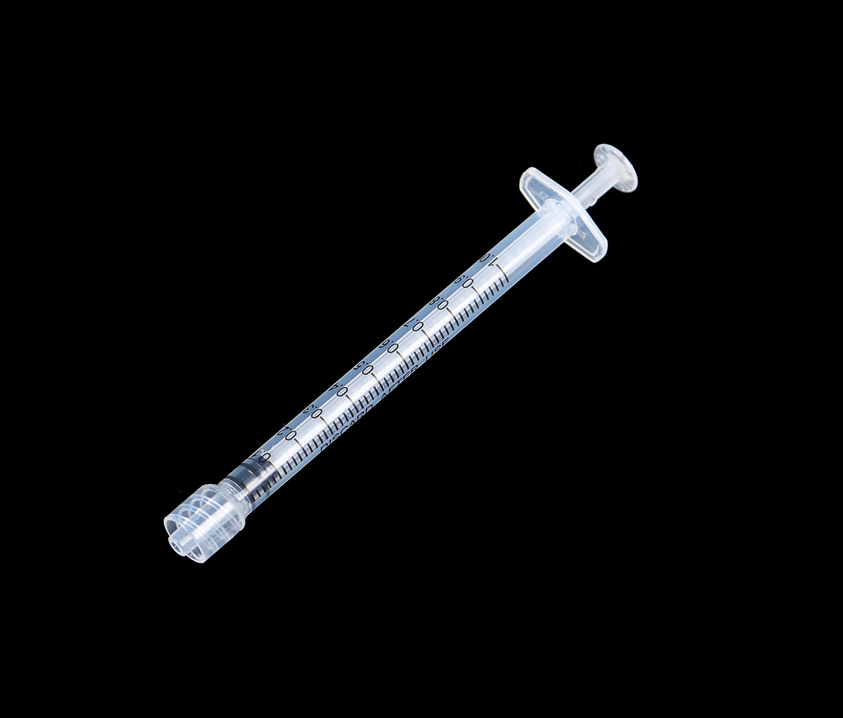 ANTONMOVE 1ml Disposable Sterile Luer Lock Syringe - Front View