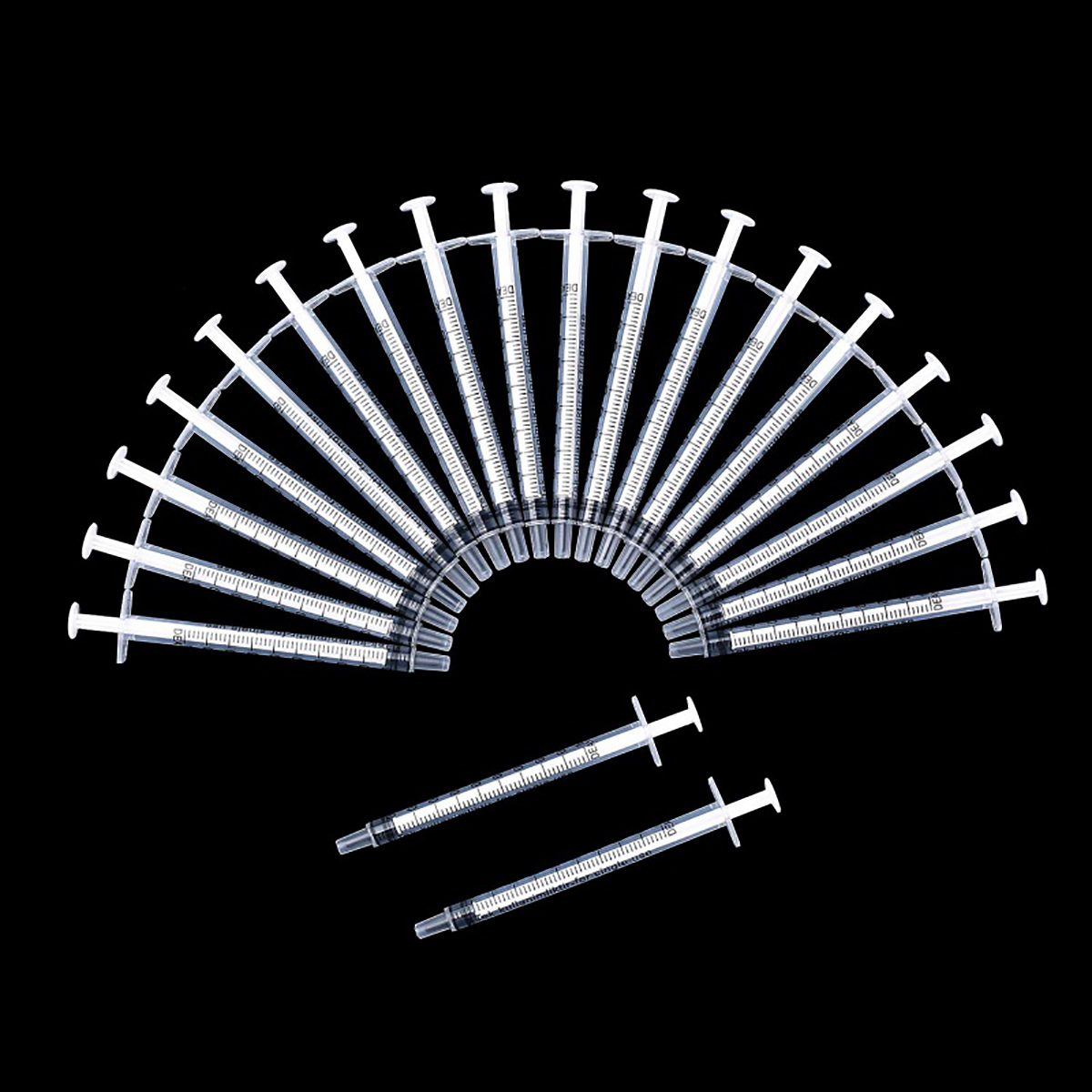 ANTONMOVE 1ml Disposable Sterile Luer Slip Syringe - Medical Grade Small Volume Syringe