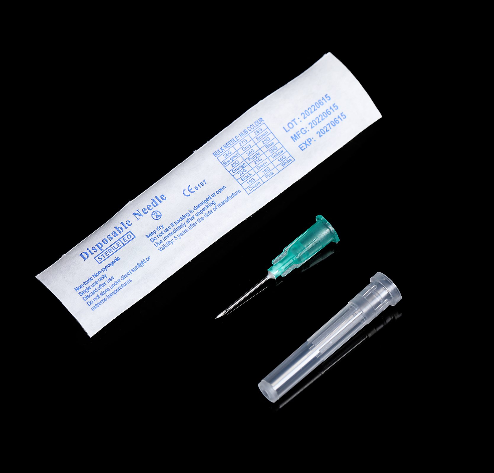 21G Disposable Sterile Needles 16/25/32/38mm | ANTONMOVE - Medical & Aesthetic