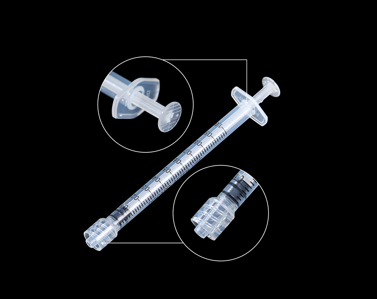 1ml Luer Lock Syringe for Insulin Injection - Medical Use