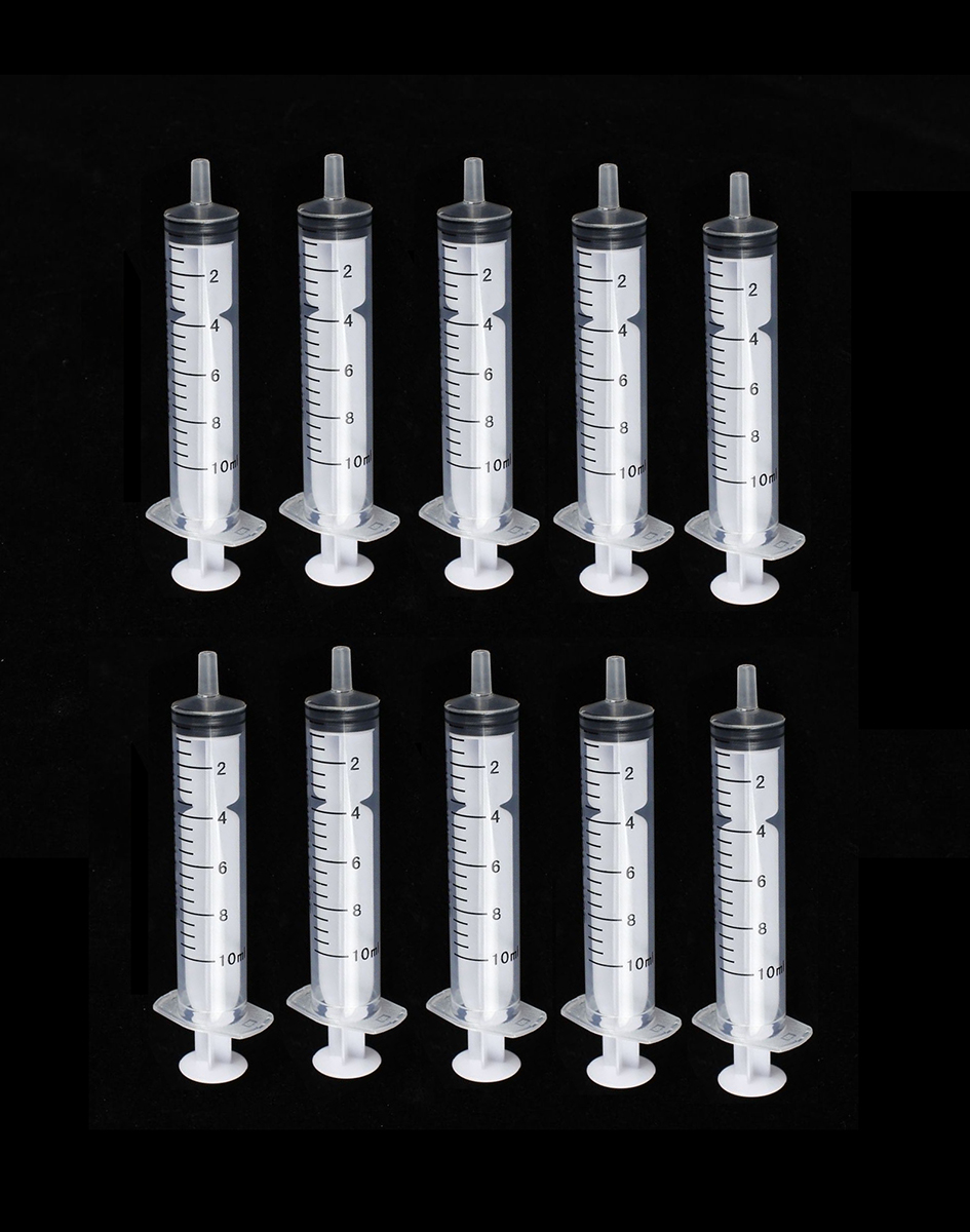 ANTONMOVE 10ml Disposable Sterile Luer Slip Syringe - Medical Grade Large Volume Syringe