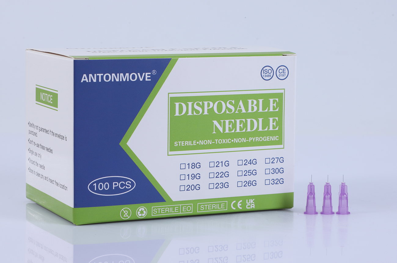 ANTONMOVE 36G 4mm Micro-Needles Box Packaging - 100pcs per Box