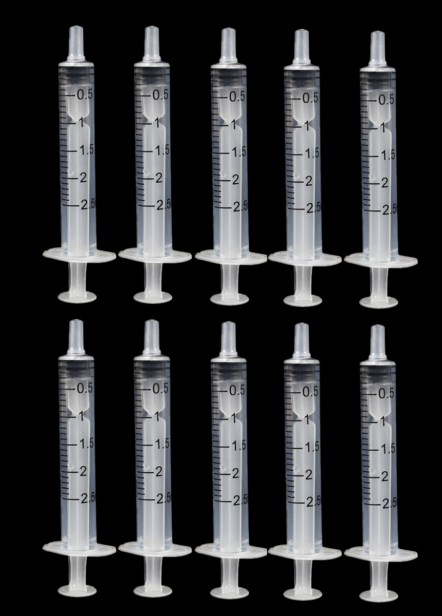 ANTONMOVE 2ml Disposable Sterile Luer Slip Syringe - Medical Grade Sterile Syringe