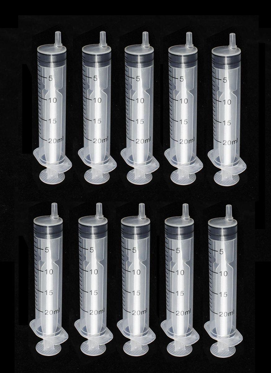 ANTONMOVE 20ml Disposable Sterile Luer Slip Syringe - Medical Grade Irrigation Syringe