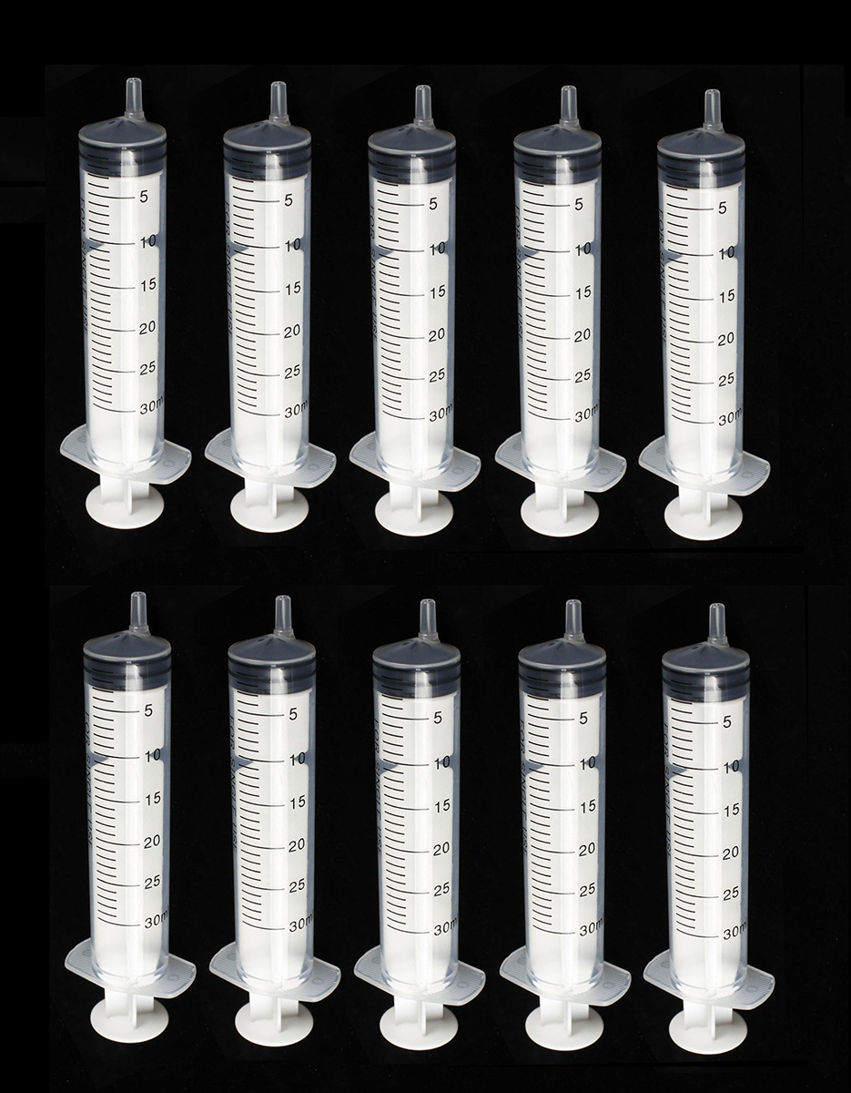 ANTONMOVE 30ml Disposable Sterile Luer Slip Syringe - Medical Grade Clinical Syringe
