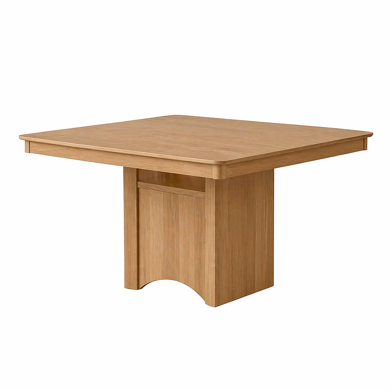 Quadratischer Holztisch 100x100x75 cm Natur-COZYOLUME