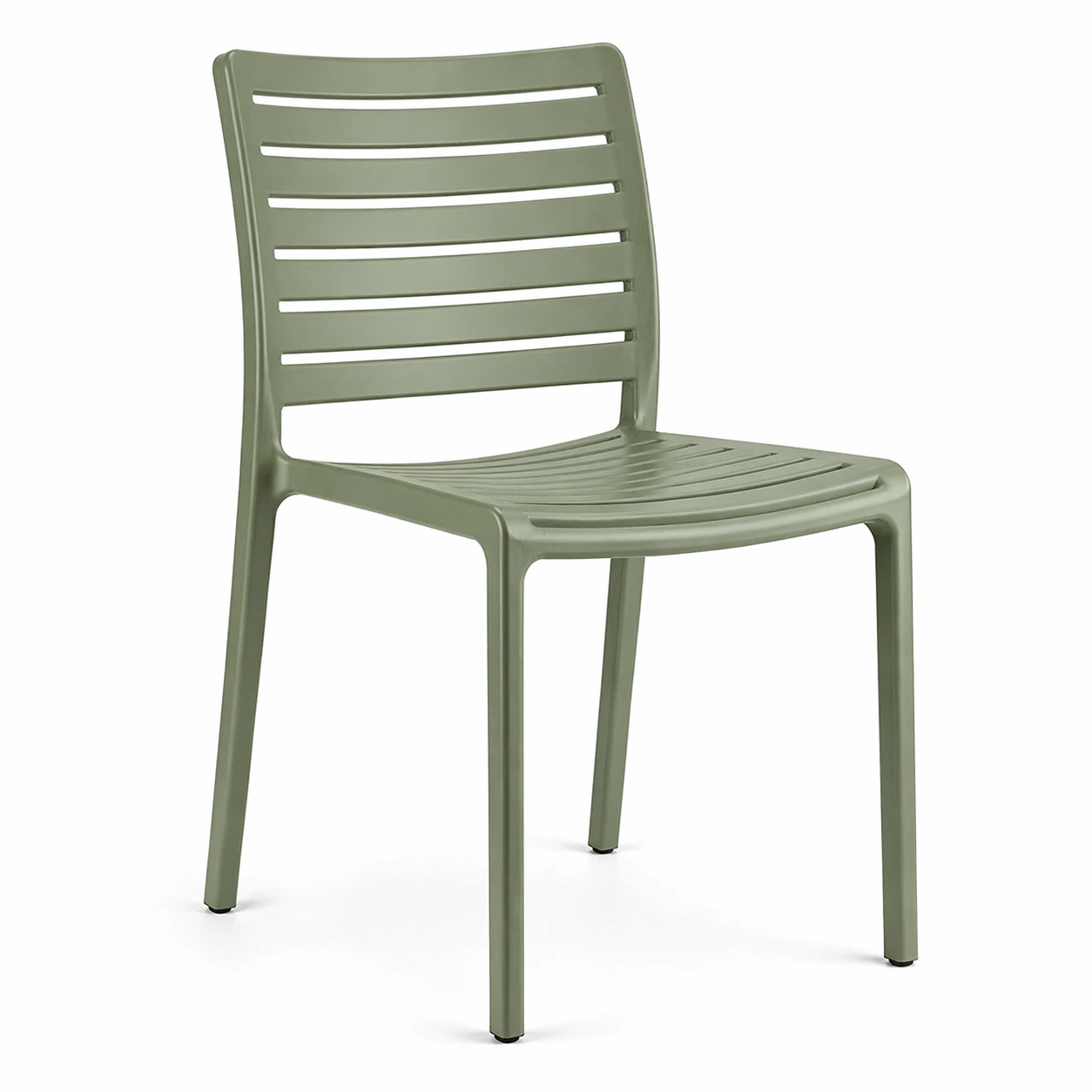 Stuhl Polypropylen Grün 80 cm Höhe 48 cm Breite 52 cm Tiefe-COZYOLUME