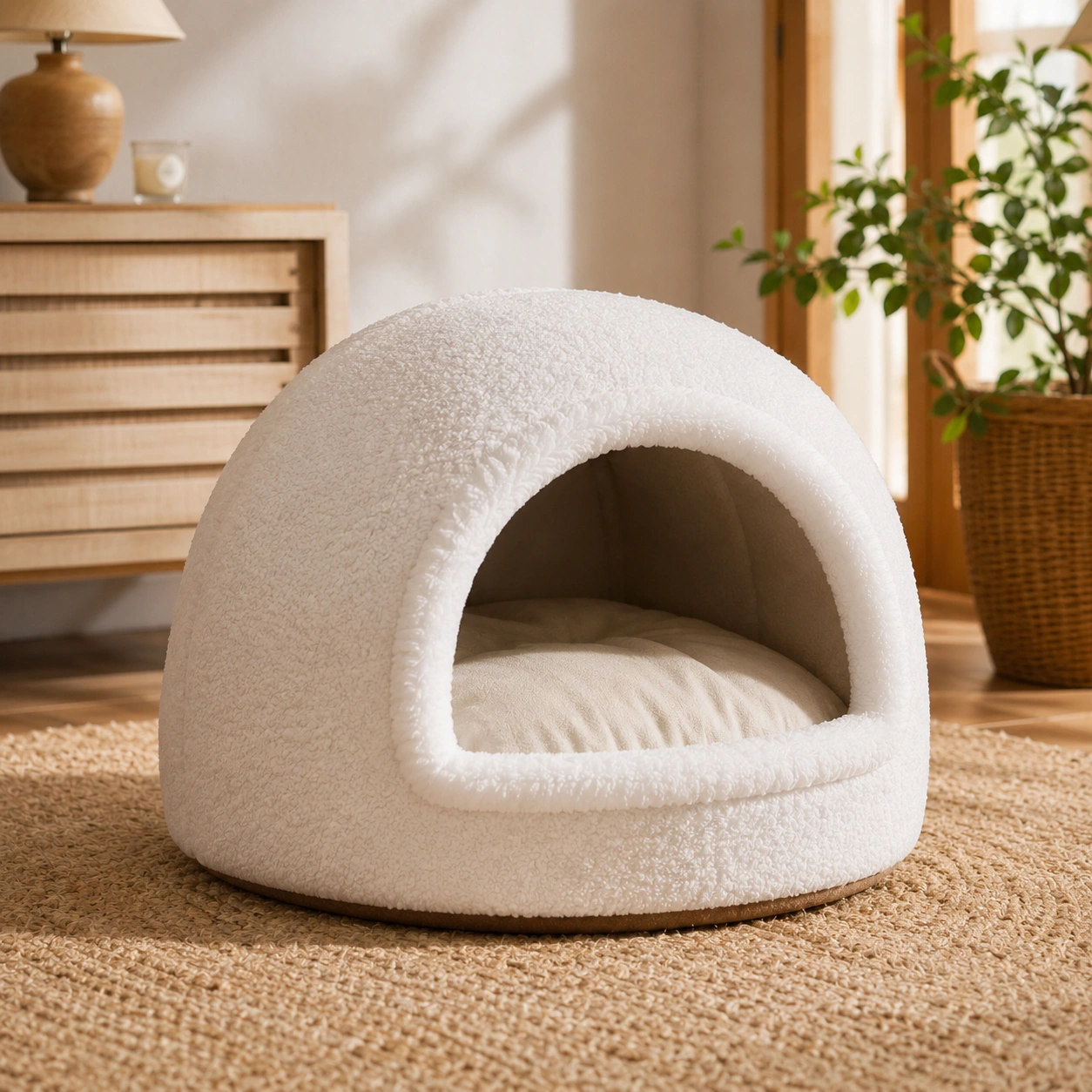Katzeniglu Teddypluesch – Weiss