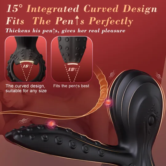 š„š„Vibrating cock ring for men and women ā a three-in-one thrillš„