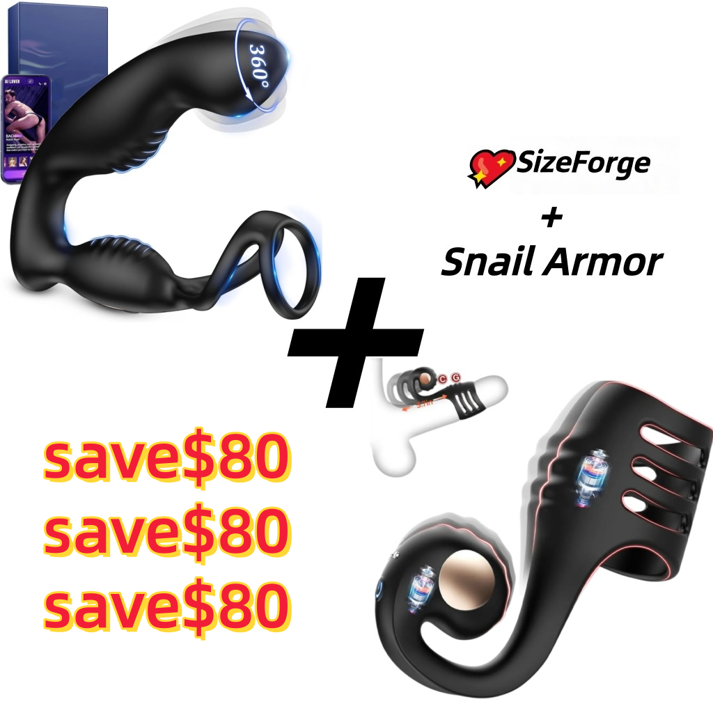 🔥SizeForge™ 2026 Advanced Prostate Massager with Penile Ring – Stronger Erections & Size Enhancement 💪💥