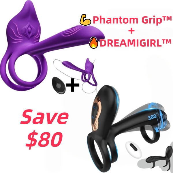 🔥🍆2026 Upgraded 10 Vibration Modes Penis Sleeve Extender with 360° Twisting G-Spot Stimulator -💪Phantom Grip™🔥
