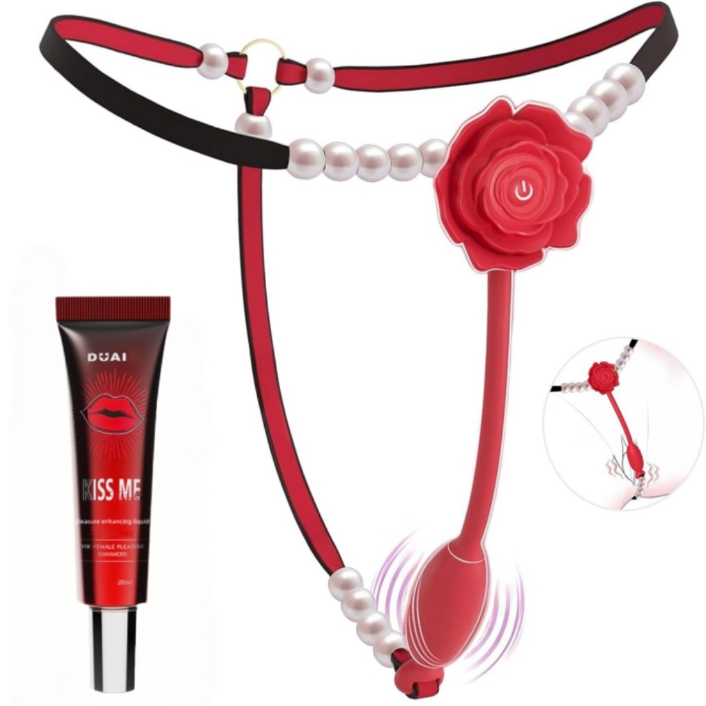 š„ Rose Pearl⢠Tease Me Panties š APP-Controlled Wearable Vibrator