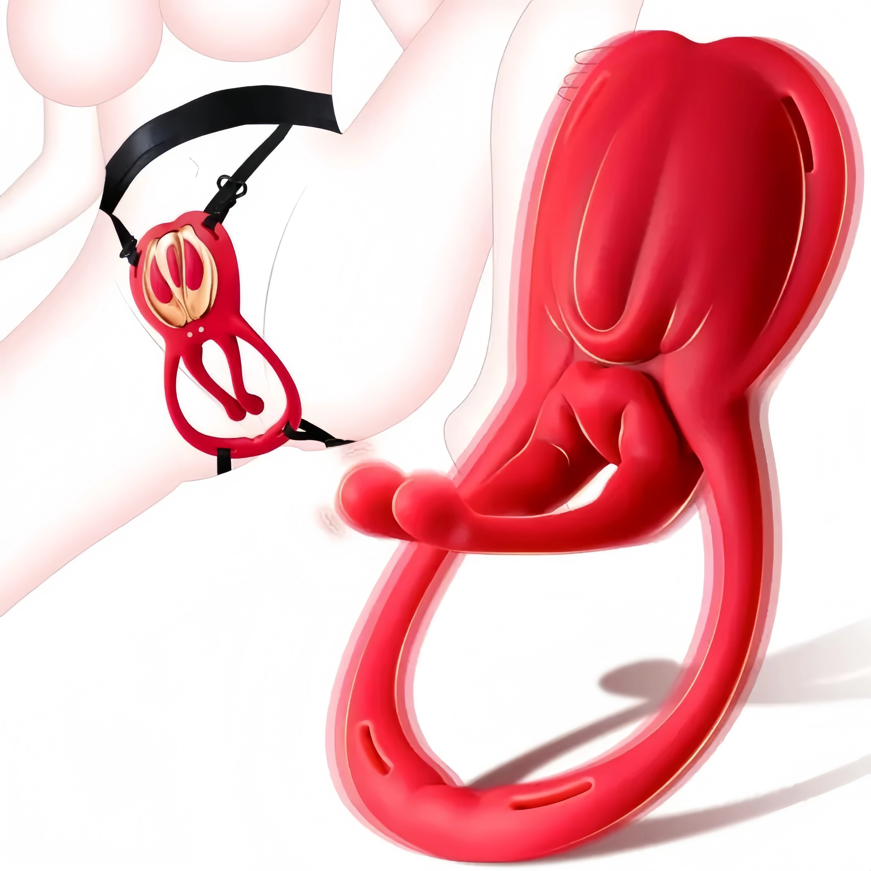 🔥【Rouge Hare™】2026 Newest Hands Free G Spot & Clitoral Stimulator Women Sex Toy