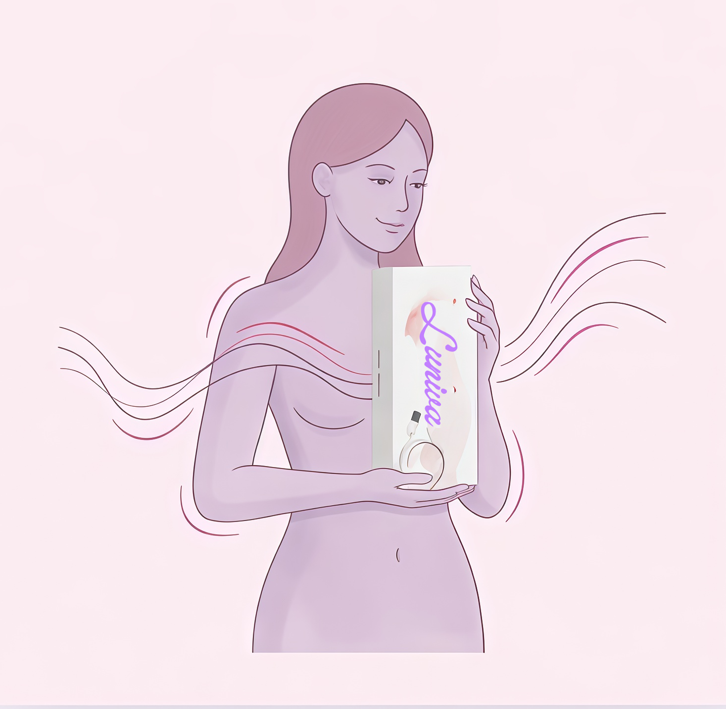 Woman holding Luniva™