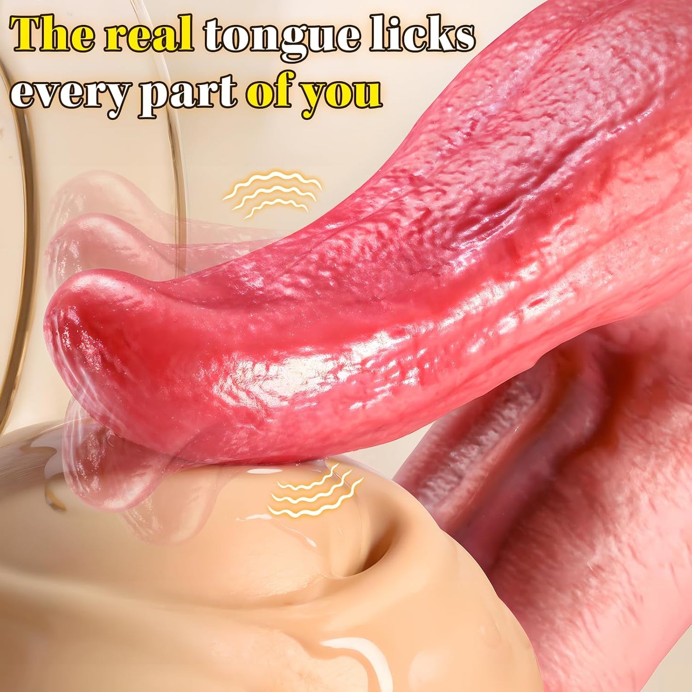 💖Silken Glide™ — Realistic Thrusting &🔥 Tongue Vibrator for Women