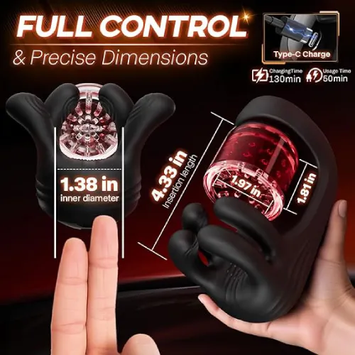 💥🔥2026 Upgraded Male Masturbator Sex Toys 360° Licking & Clamping Glans Trainer - 👅Talonix™