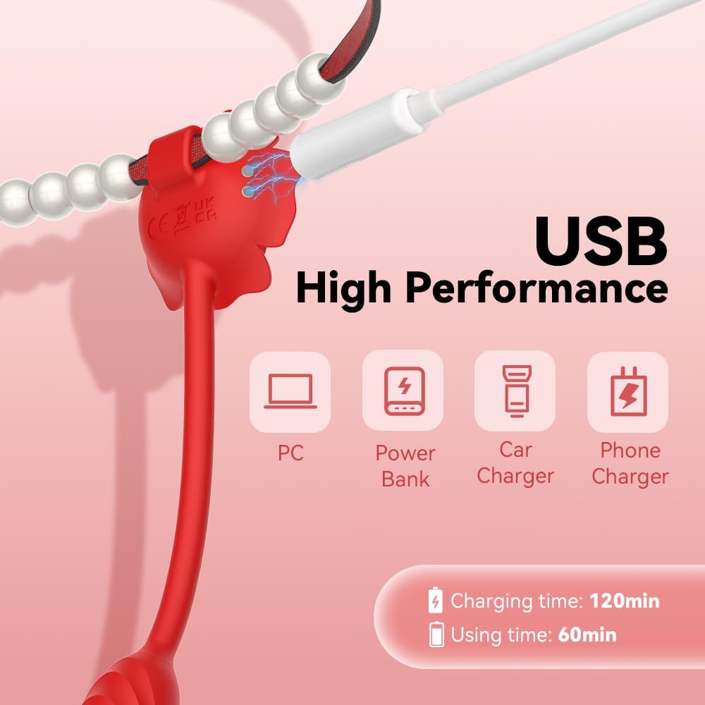 🔥 Rose Pearl™ Tease Me Panties 😈 APP-Controlled Wearable Vibrator