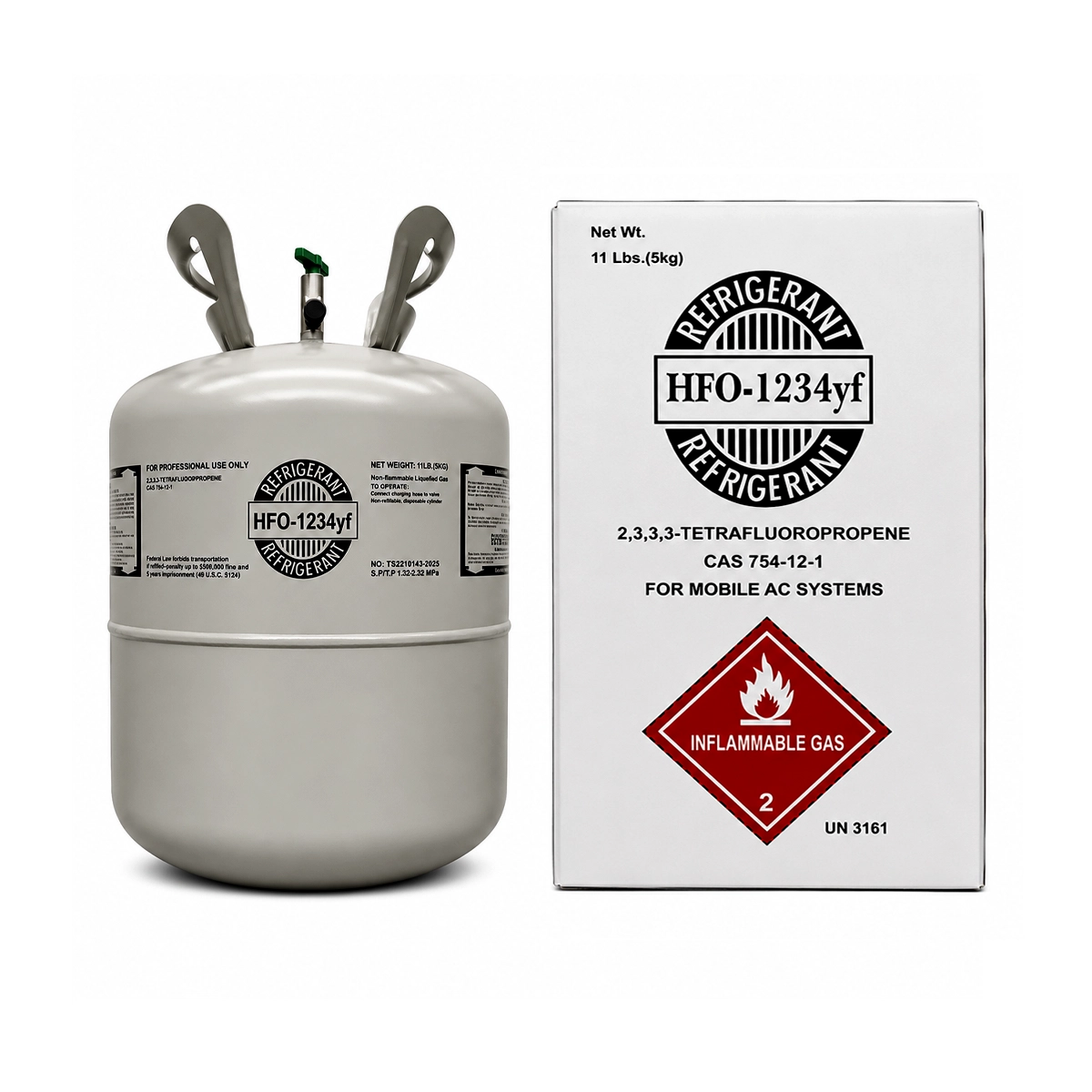 11LB R1234yf Refrigerant R-1234yf