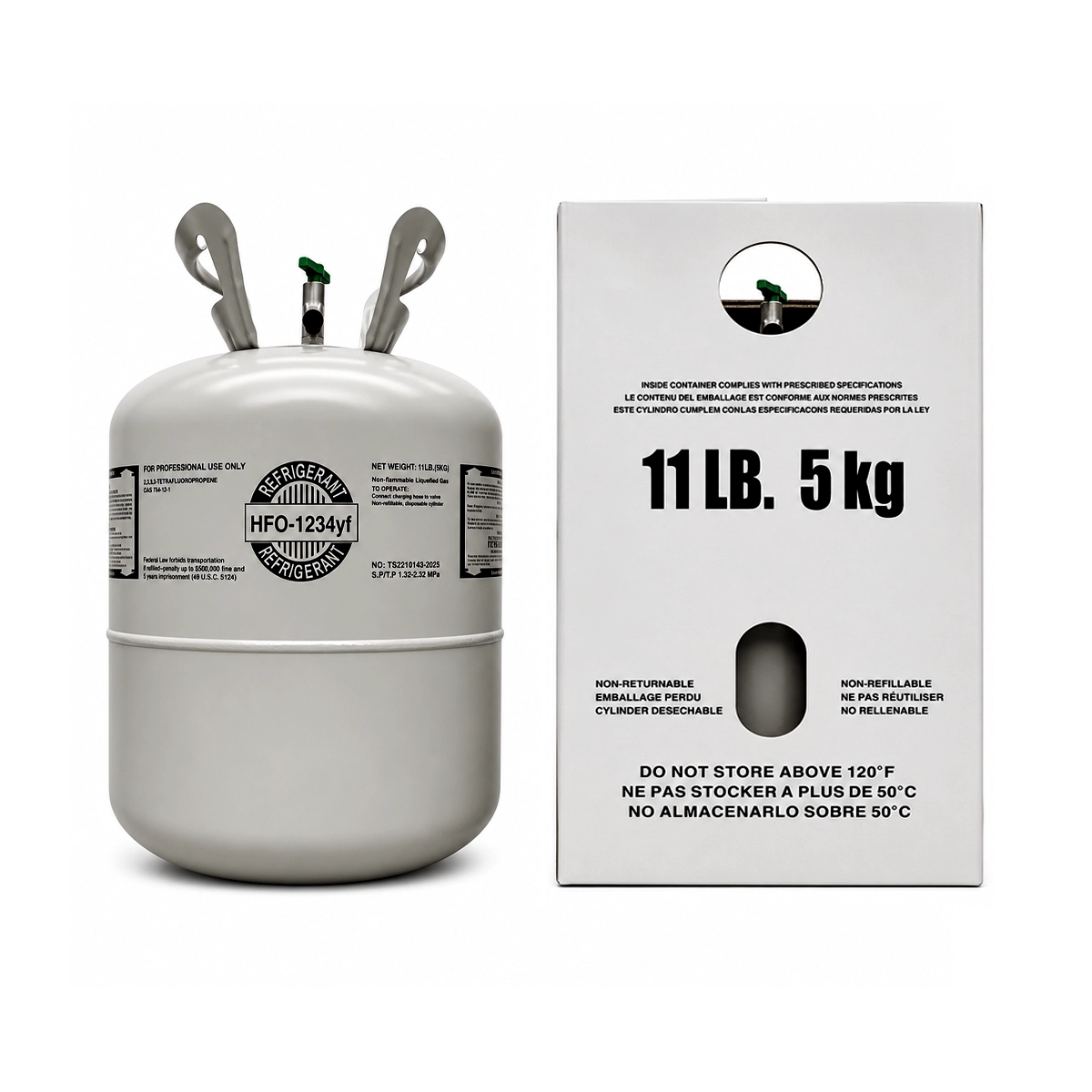 11LB R1234yf Refrigerant R-1234yf