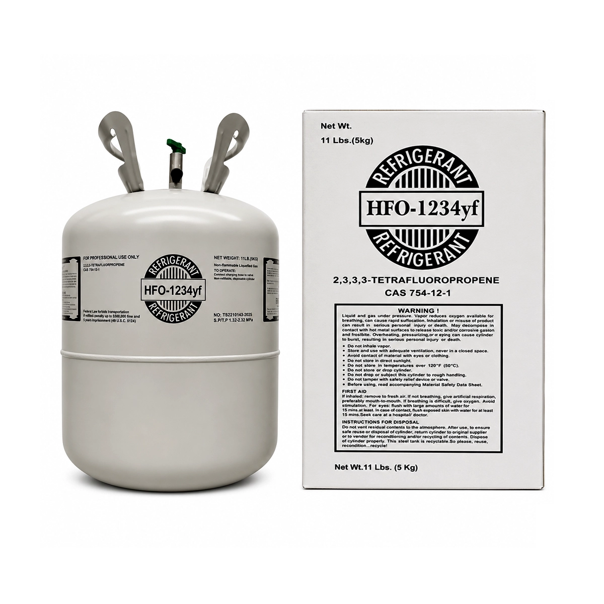 11LB R1234yf Refrigerant R-1234yf