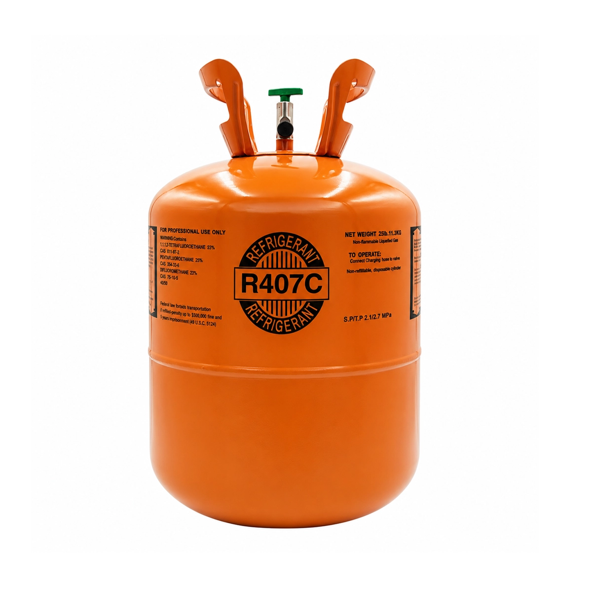 25LB R407C Refrigerant R-407C