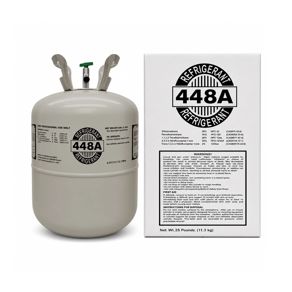 25LB R448A Refrigerant R-448A