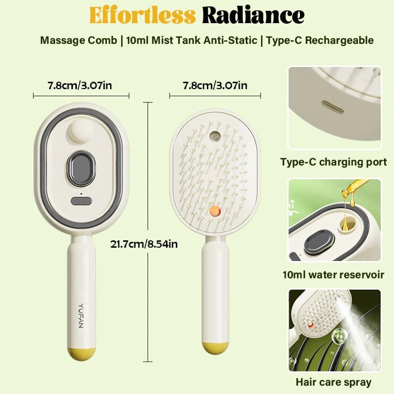🔥2026 All-New Upgraded Electric Steam Massage Hair Care Comb