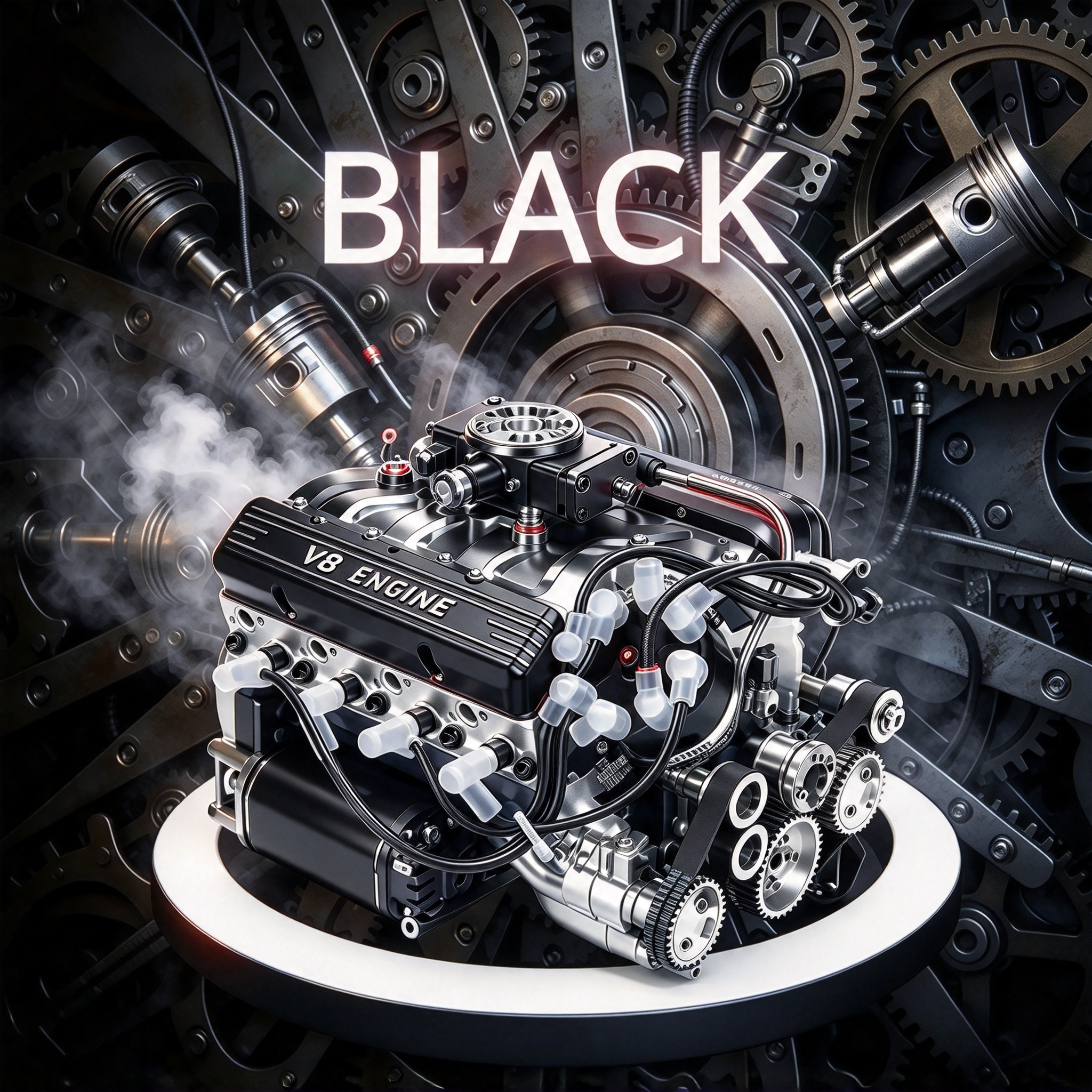 🎉Last Day Promotion — 50% OFF!+ FREESHIPPING🔥 - Gasoline OHV V8 Small-block Engine Model Kits