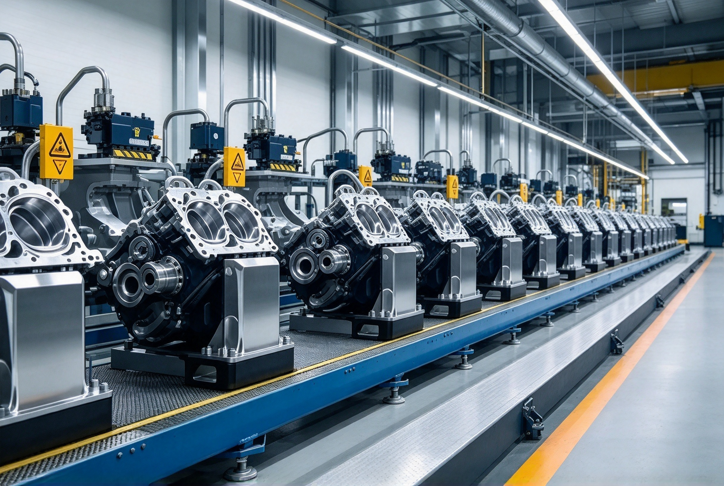 V8 engine manufacturing