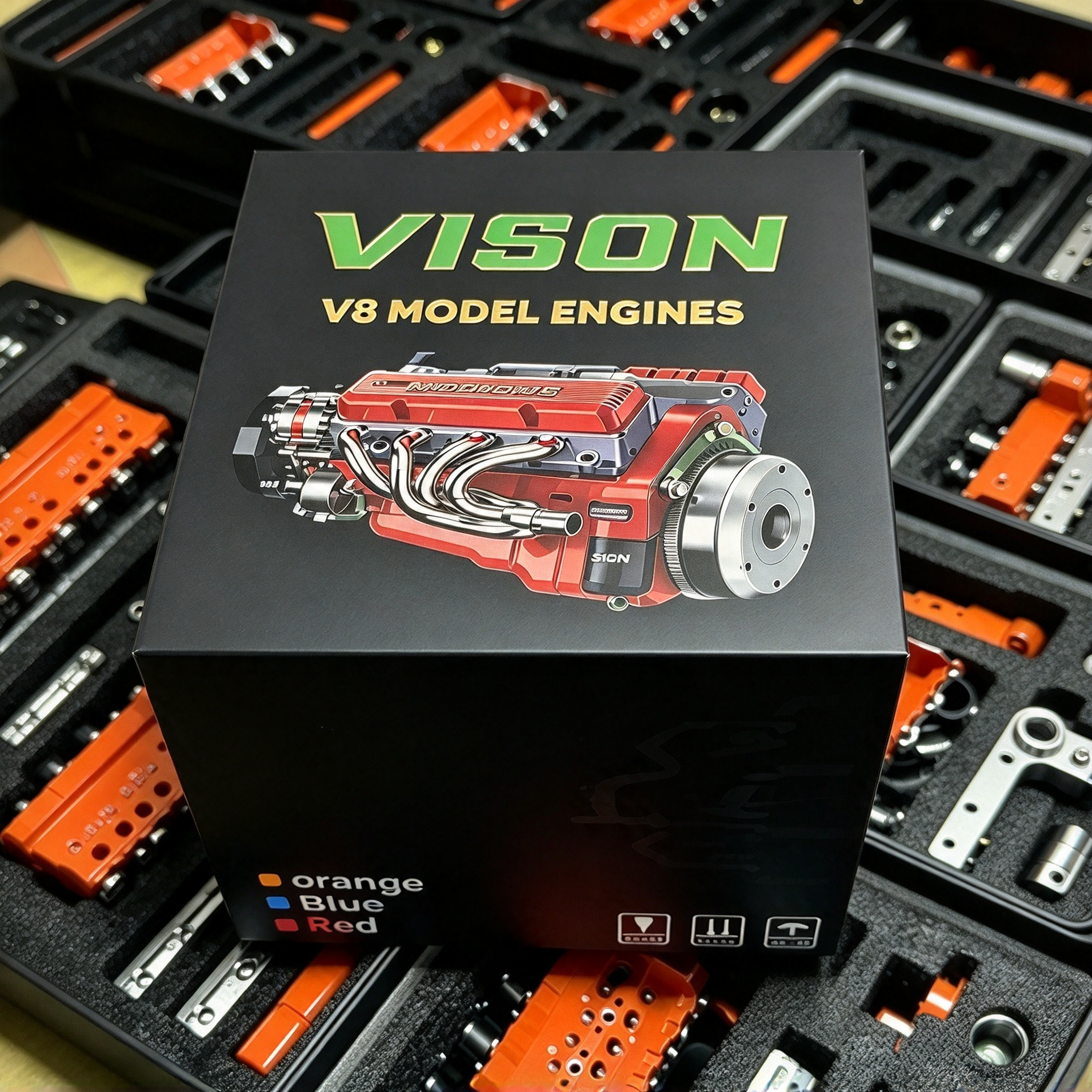 V8 engine parts