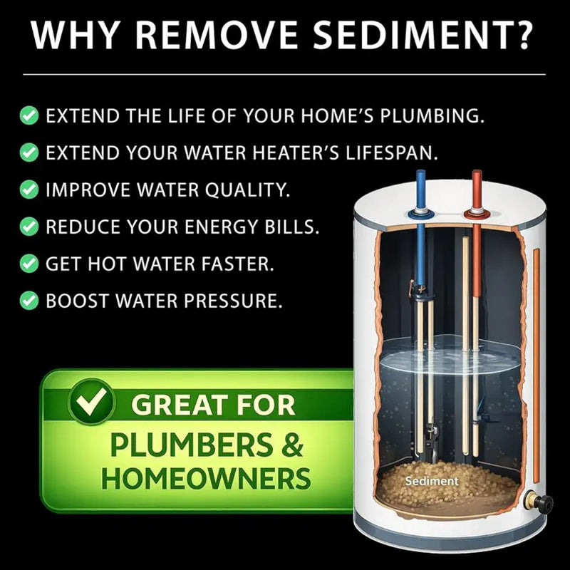 Water Heater Sediment Removal Tool