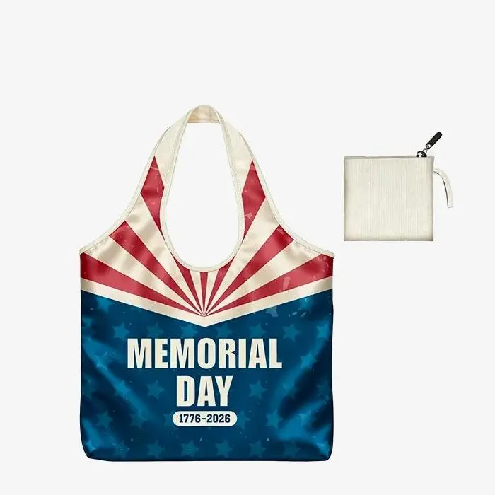 American Flag Tote Bag for Women Vintage Patriotic Western Shoulder Purse with Braided Top Handles