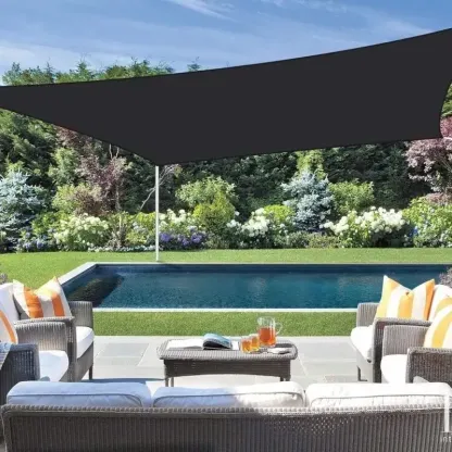 90% Blackout Sun Shade Cloth (Black) 10x13ft,UV-Resistant Shade Net.Heavy-Duty Mesh Shade Net with Reinforced Grommets,Patio, Camping, Garden, Pergola, Greenhouse Summer Essential,Privacy Screen Fence Mesh Shade Net,summervibes outdoorfun.tiktok shop deal